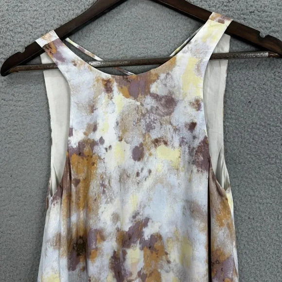 Anthropologie Silence + noise dress womens XS pink tie dye swing  tie artsy boho - Picture 2 of 8